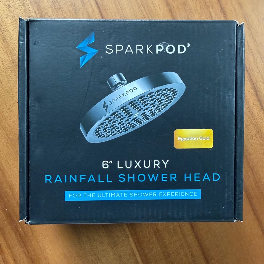 SparkPod 6" Luxury Rainfall Shower Head